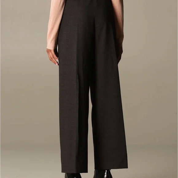 その他 Z A R A Pants & Jumpsuits | Zara Charcoal Grey Side Zipper Wide Leg High